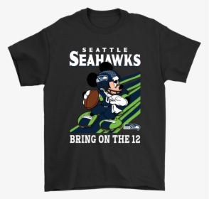 Seattle Seahawks Slogan Bring On The 12 Mickey Mouse - Nerdfighter Shirt, HD Png Download, Transparent PNG