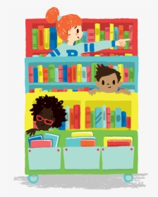 Library Png Kids - Children Library Png, Transparent Png, Transparent PNG