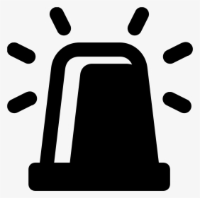 The Icon Resembles A Traffic Cone With A Rounded Top - Free Siren Icon, HD Png Download, Transparent PNG