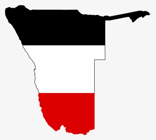 Flag Map Of German South-west Africa - German Empire Flag Map, HD Png Download, Transparent PNG