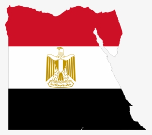 Egypt Flag In Map, HD Png Download, Transparent PNG