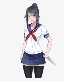 Yandere Chan Angry Png Image With No Background - Yandere Chan Angry, Transparent Png, Transparent PNG