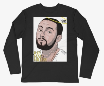 Load Image Into Gallery Viewer, Mac Miller Long Sleeve - Long-sleeved T-shirt, HD Png Download, Transparent PNG
