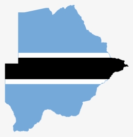 Botswana Map And Flag, HD Png Download, Transparent PNG