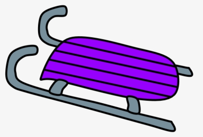 Sled, Purple - Sled, HD Png Download, Transparent PNG