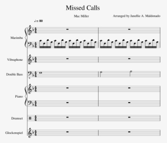 Missed Calls Bymac Miller - Minish Village Sheet Music, HD Png Download, Transparent PNG