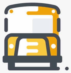 School Bus Icon Logo, HD Png Download, Transparent PNG