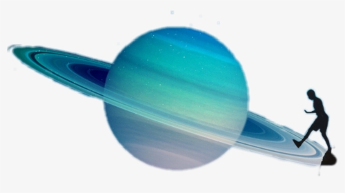 #saturn #planet #menontheplanet #rings #colorful - Earth, HD Png Download, Transparent PNG
