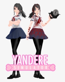 Ask And Dare Ayano Aishi - Yandere Simulator Mmd Yandere Chan, HD Png Download, Transparent PNG