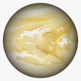 Transparent Planet Clipart Png - Venus Planet Clipart, Png Download, Transparent PNG