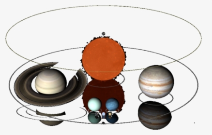 1e8m Comparison Saturn Jupiter Ogle Tr 122b With Uranus - Ogle Tr 122b Vs Earth, HD Png Download, Transparent PNG