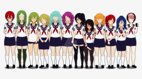 Yandere Simulator / Thedollsgarden - Characters On Yandere Simulator, HD Png Download, Transparent PNG
