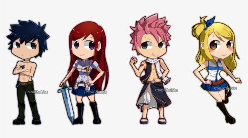 Transparent Anime Clipart - Chibi Fairy Tail, HD Png Download, Transparent PNG