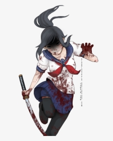 Ayano Aishi Yandere Chan Anime, HD Png Download, Transparent PNG
