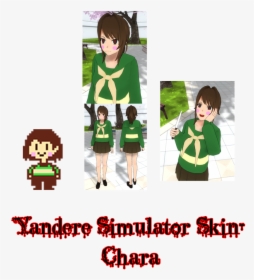 Yandere Simulator Chara Skin, HD Png Download, Transparent PNG
