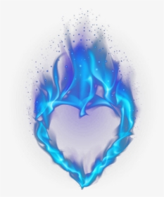 Light Heart Flame - Blue Heart Png Transparent, Png Download, Transparent PNG