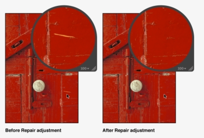 Image Before And After A Repair Adjustment - Circle, HD Png Download, Transparent PNG