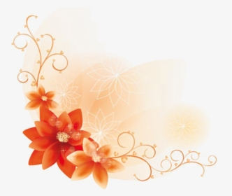 Flower Borders And Frames Clipart - Flower Page Corner Design, HD Png Download, Transparent PNG