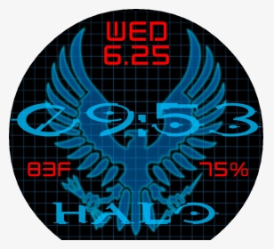 Halo Unsc 24h Watch Face Preview - Label, HD Png Download, Transparent PNG
