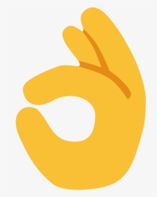 Clip Art Ok Hand Emoji - Ok Hand Emoji Transparent Background, HD Png Download, Transparent PNG