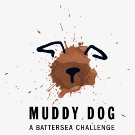 Muddy Dog Logo Footer - Battersea Muddy Dog Challenge, HD Png Download, Transparent PNG