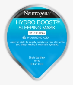 Neutrogena Hydro Boost Sleeping Mask, HD Png Download, Transparent PNG