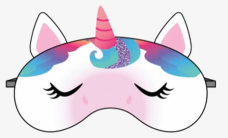Unicorn Sleep Mask Png, Transparent Png, Transparent PNG