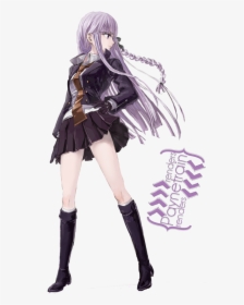 Anime,cartoon,long Hair,leg,thigh,hime Cut,knee,action, HD Png Download, Transparent PNG