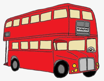Clipart Of Bus, Bus In And Bus On, HD Png Download, Transparent PNG
