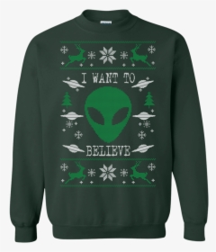I Want To Believe X-files Ugly Sweater For Christmas, HD Png Download, Transparent PNG