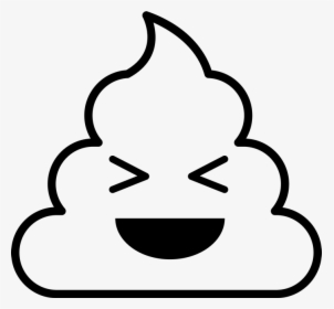 Clip Art Poop Emoji Outline, HD Png Download, Transparent PNG