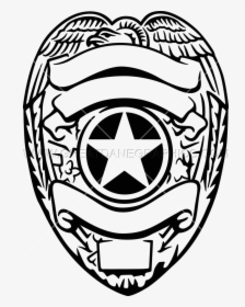 Clip Art Police Badge Svg, HD Png Download, Transparent PNG