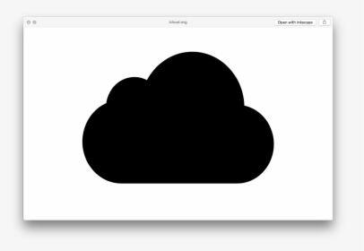 The Icloud Logo As Shown In A Preview Window On Os, HD Png Download, Transparent PNG