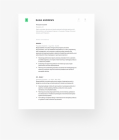 Linkedin Resume Example, HD Png Download, Transparent PNG