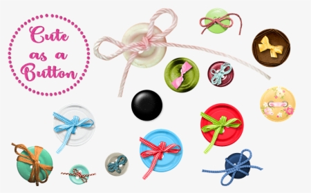 Sewing Button, Button, Ribbon, Thread, Sew, Sewing, HD Png Download, Transparent PNG