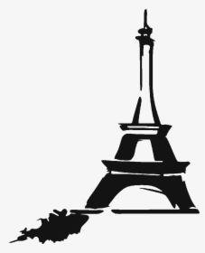Eiffel Tower Drawing Silhouette Clip Art, HD Png Download, Transparent PNG