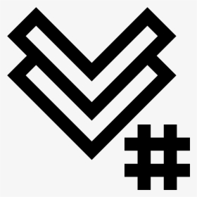 Hashtag Segno A V Icon, HD Png Download, Transparent PNG