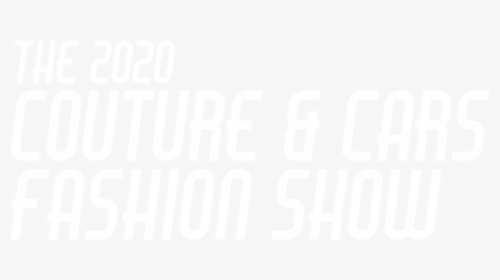 2020 Couture And Cars Fashion Show Logo White-02, HD Png Download, Transparent PNG