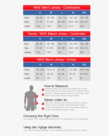 NFL Jersey Size Chart