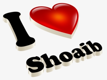 Shoaib Heart Name Transparent Png, Png Download, Transparent PNG
