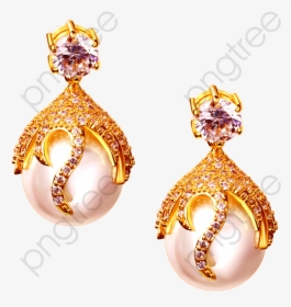 Diamond Earrings Clipart, HD Png Download, Transparent PNG