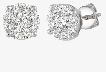 Diamond Earrings Png, Transparent Png, Transparent PNG