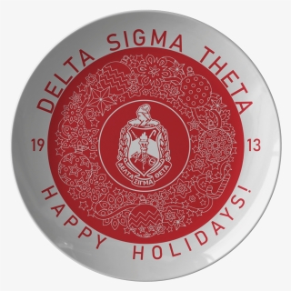 Delta Sigma Theta Christmas Plate, HD Png Download, Transparent PNG