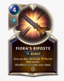 Fiora S Riposte Card Image, HD Png Download, Transparent PNG