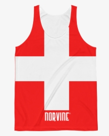 Norvine Swiss Flag Tank Top, HD Png Download, Transparent PNG