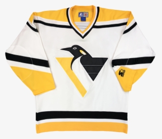 Vintage Starter Pittsburgh Penguins Jersey White/gold, HD Png Download, Transparent PNG