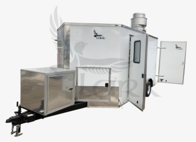 Image Of White Food Trailer, HD Png Download, Transparent PNG