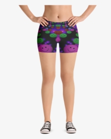 Image Of Smiley Purple Emoji Shorts, HD Png Download, Transparent PNG