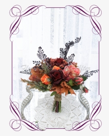 Silk Artificial Rustic Autumn Fall Bridesmaid Wedding, HD Png Download, Transparent PNG