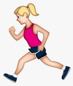 Woman Running Png, Transparent Png, Transparent PNG